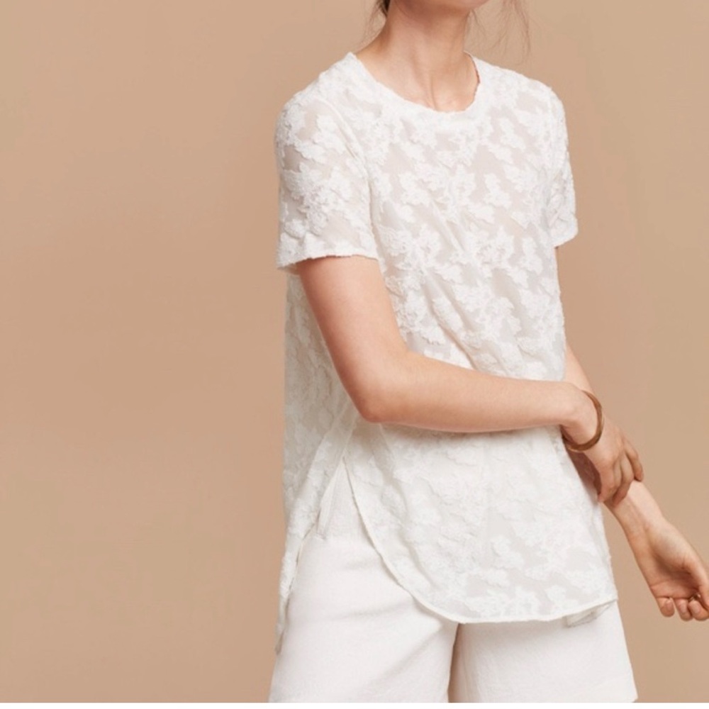 Wilfred Capucine textured Tunic Short-Sleeve Top
